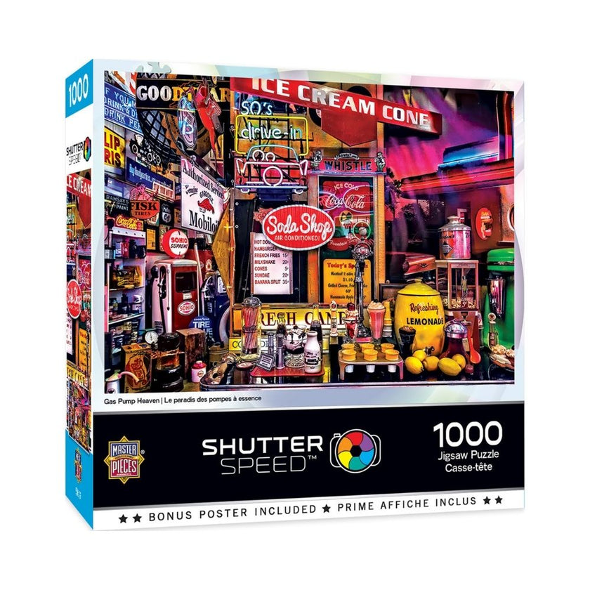 MasterPieces - Shutter Speed Gas Pump Heaven 1000 Piece Jigsaw - Good Games