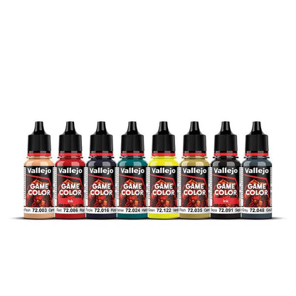 Vallejo Game Colour Non Death Chaos Acrylic Paint 8x18ml - Good Games