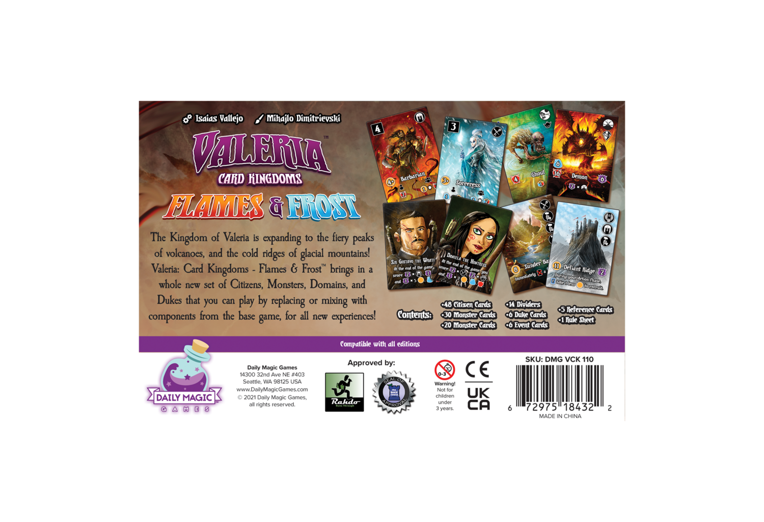 Valeria: Card Kingdoms – Flames & Frost - Good Games