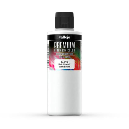 Vallejo Premium Airbrush Varnish 200ml - Matte - Good Games