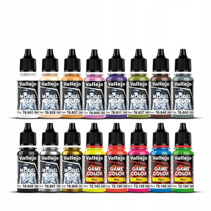 Vallejo Wargame Special Model Colour Paint Set 18ml - 16 Piece - Good Games
