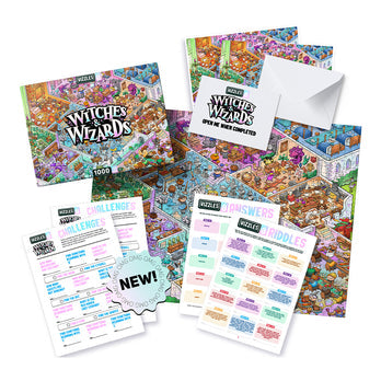 Vizzles Witches and Wizards 1000 Piece Jigsaw Puzzle - Good Games