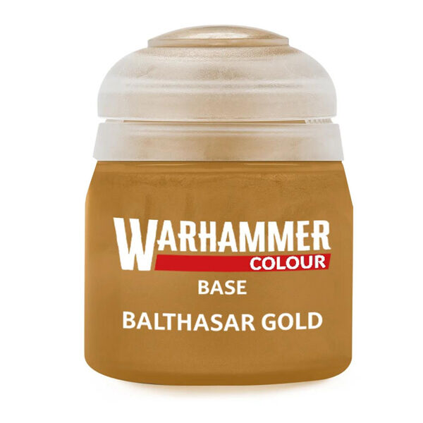 Warhammer Colour Base Paint: Balthasar Gold 12ml (21-29)
