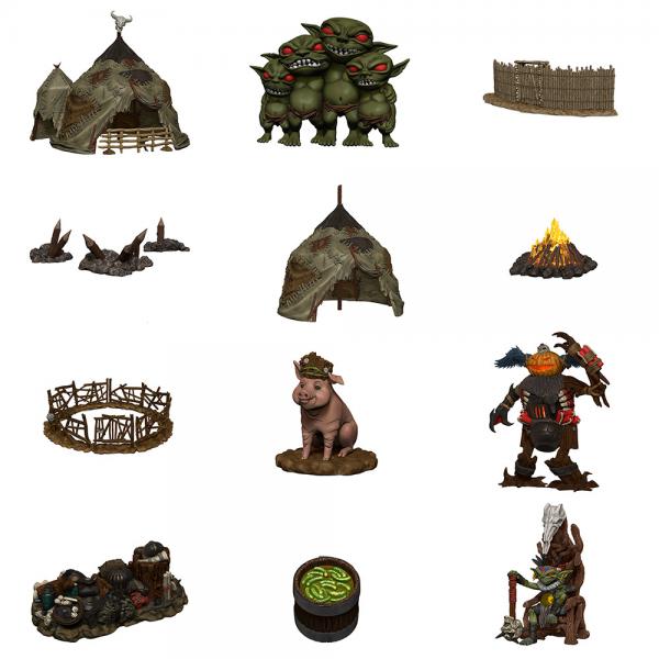 Pathfinder Battles Legendary Adventures Goblin Village Premium Set - Good Games