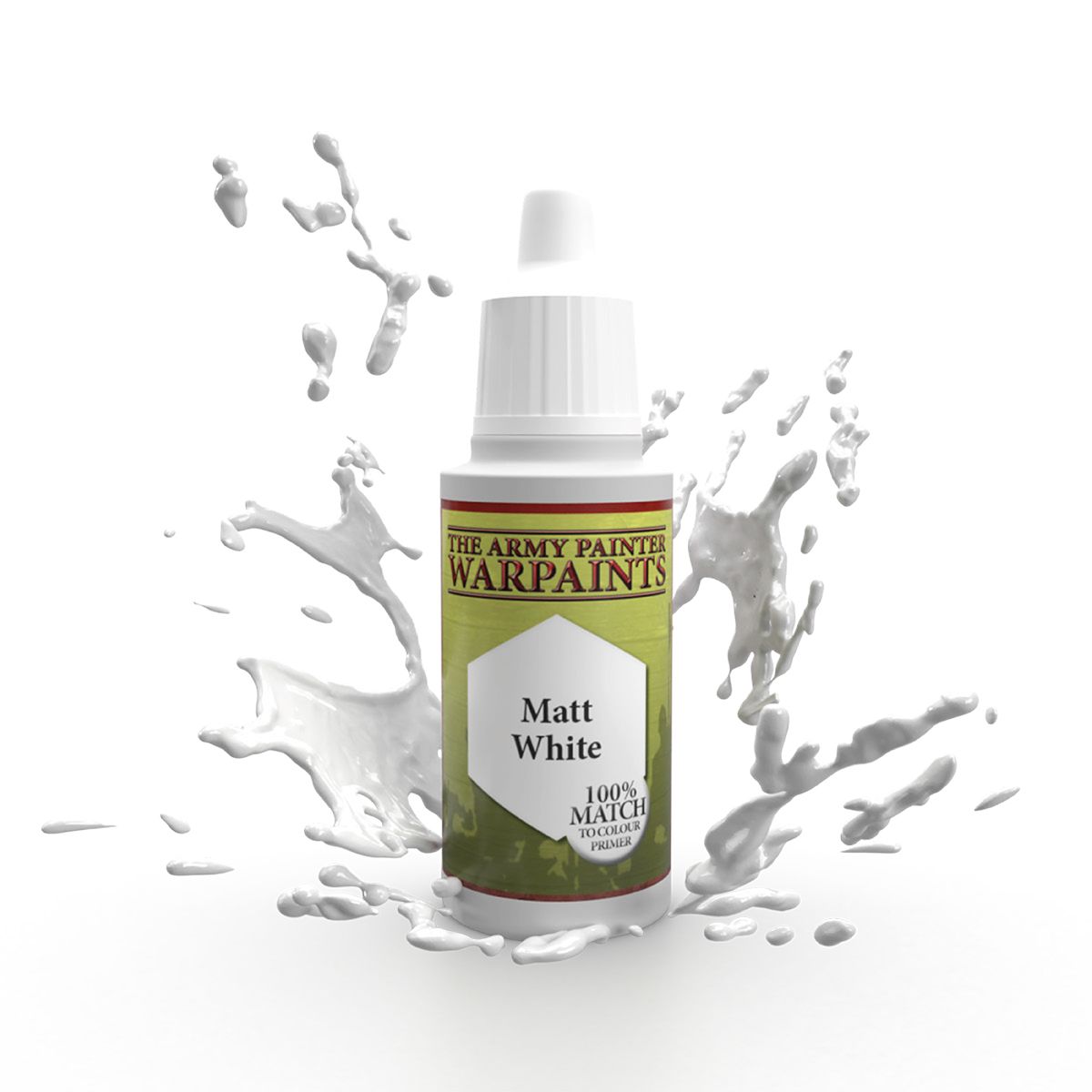 Army Painter Warpaints Acrylic Paint 18ml - Matt White - Good Games