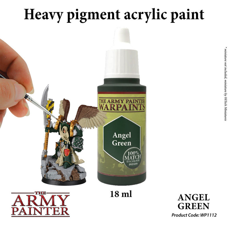 The Army Painter Acrylic Warpaints 18ml - Angel Green - Good Games