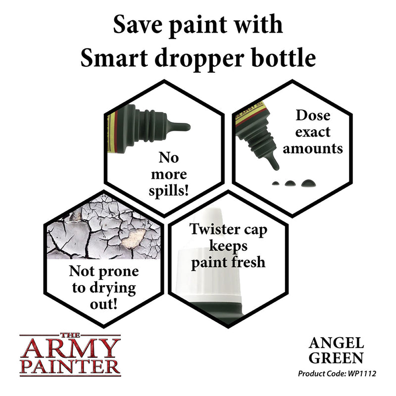The Army Painter Acrylic Warpaints 18ml - Angel Green - Good Games
