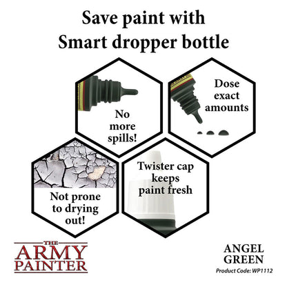 The Army Painter Acrylic Warpaints 18ml - Angel Green - Good Games