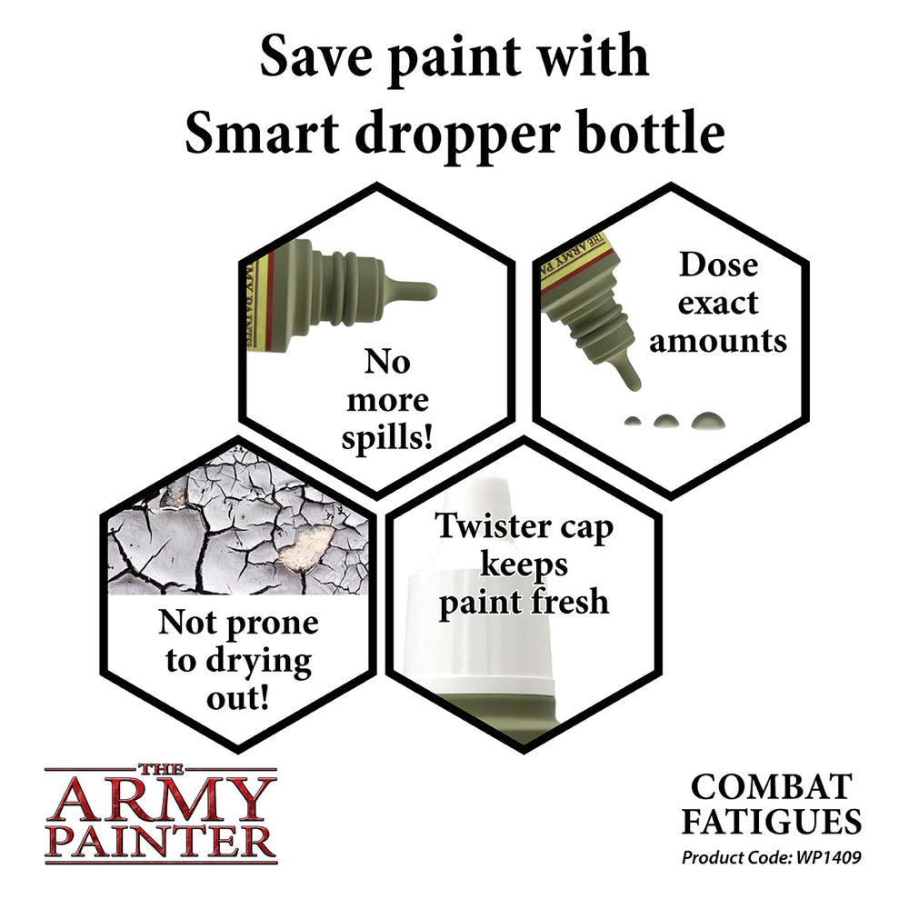 The Army Painter Acrylic Warpaints 18ml - Combat Fatigues - Good Games