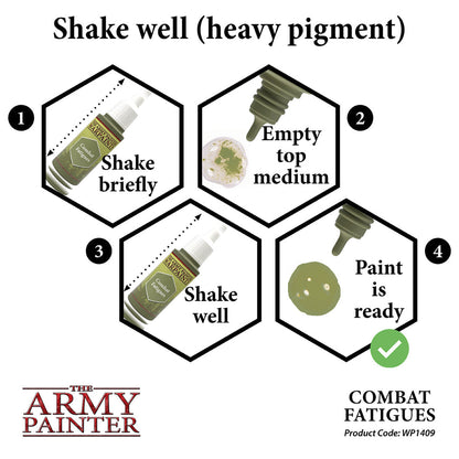 The Army Painter Acrylic Warpaints 18ml - Combat Fatigues - Good Games