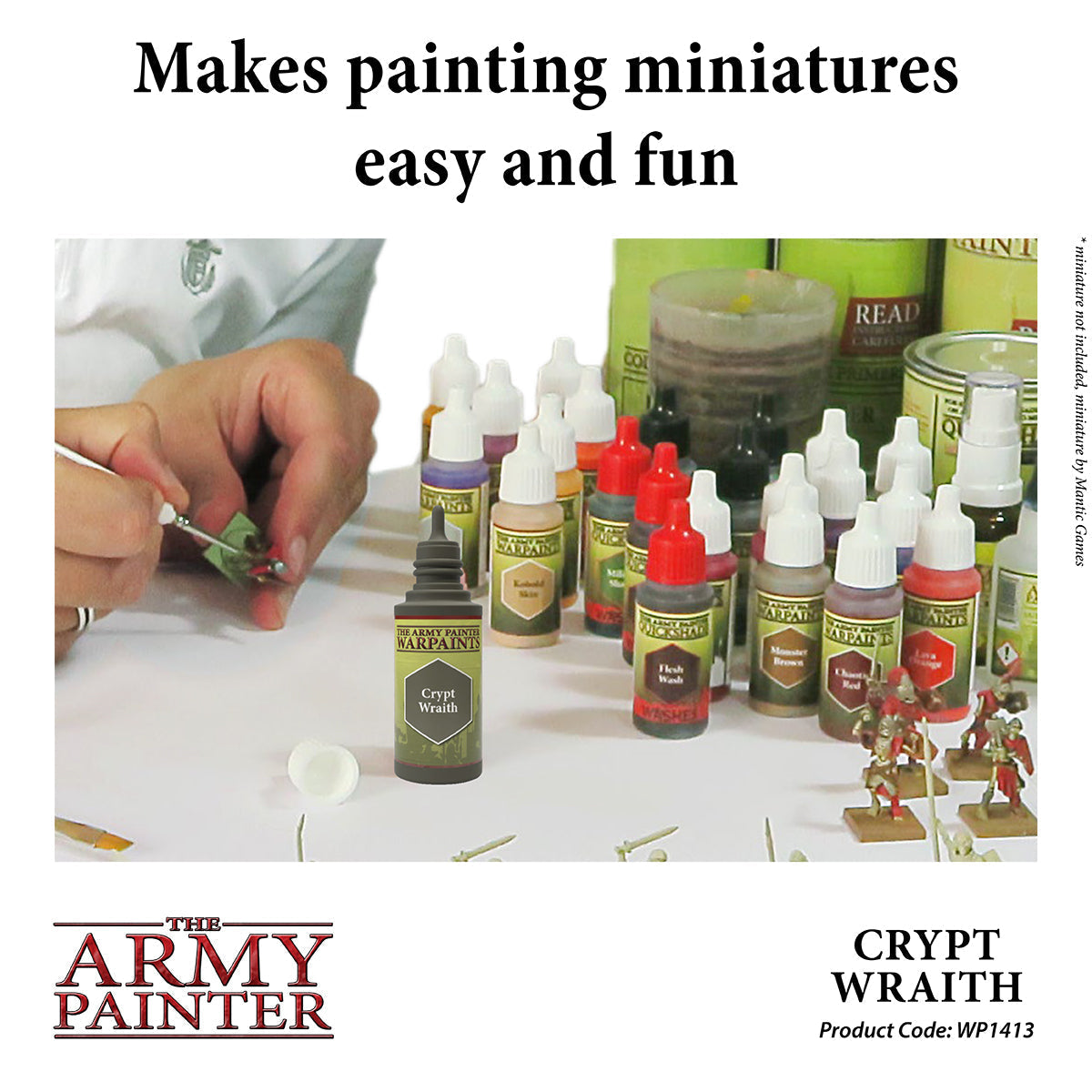 Army Painter - Warpaints: Crypt Wraith Acrylic Paint 18ml - Good Games