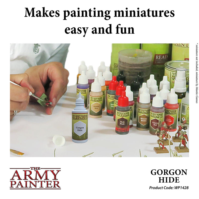 Army Painter Warpaints - Gorgon Hide Acrylic Paint 18ml - Good Games