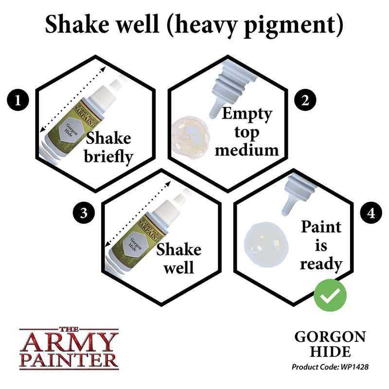 Army Painter Warpaints - Gorgon Hide Acrylic Paint 18ml - Good Games