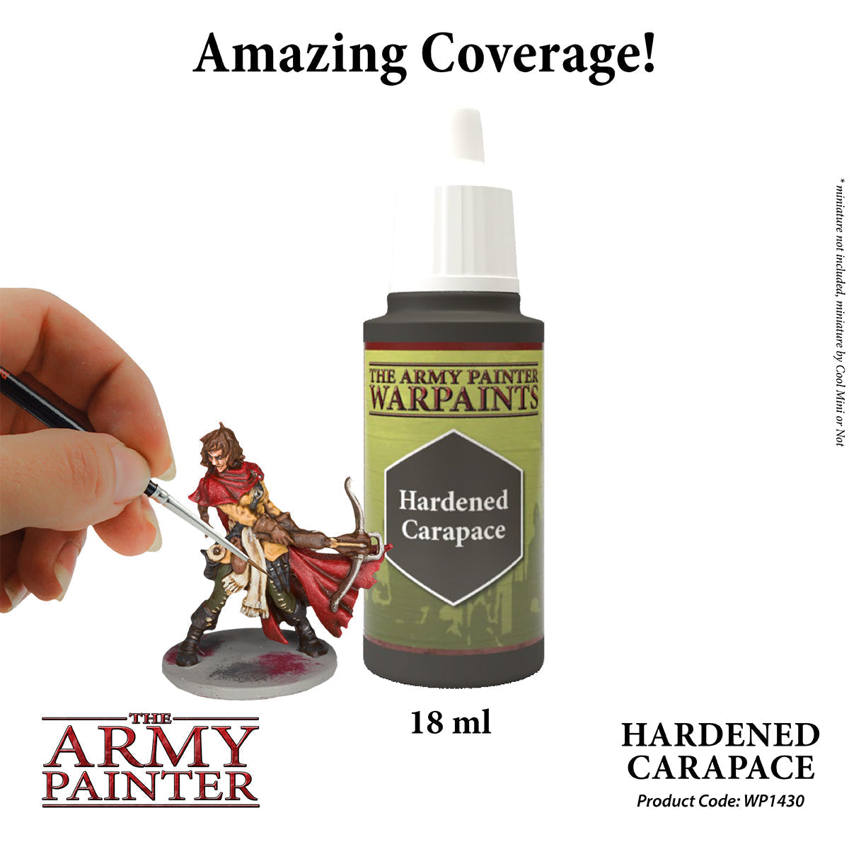 Army Painter WarPaint: Acrylic Paint 18ml - Hardened Carapace - Good Games