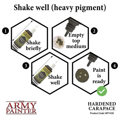 Army Painter WarPaint: Acrylic Paint 18ml - Hardened Carapace - Good Games
