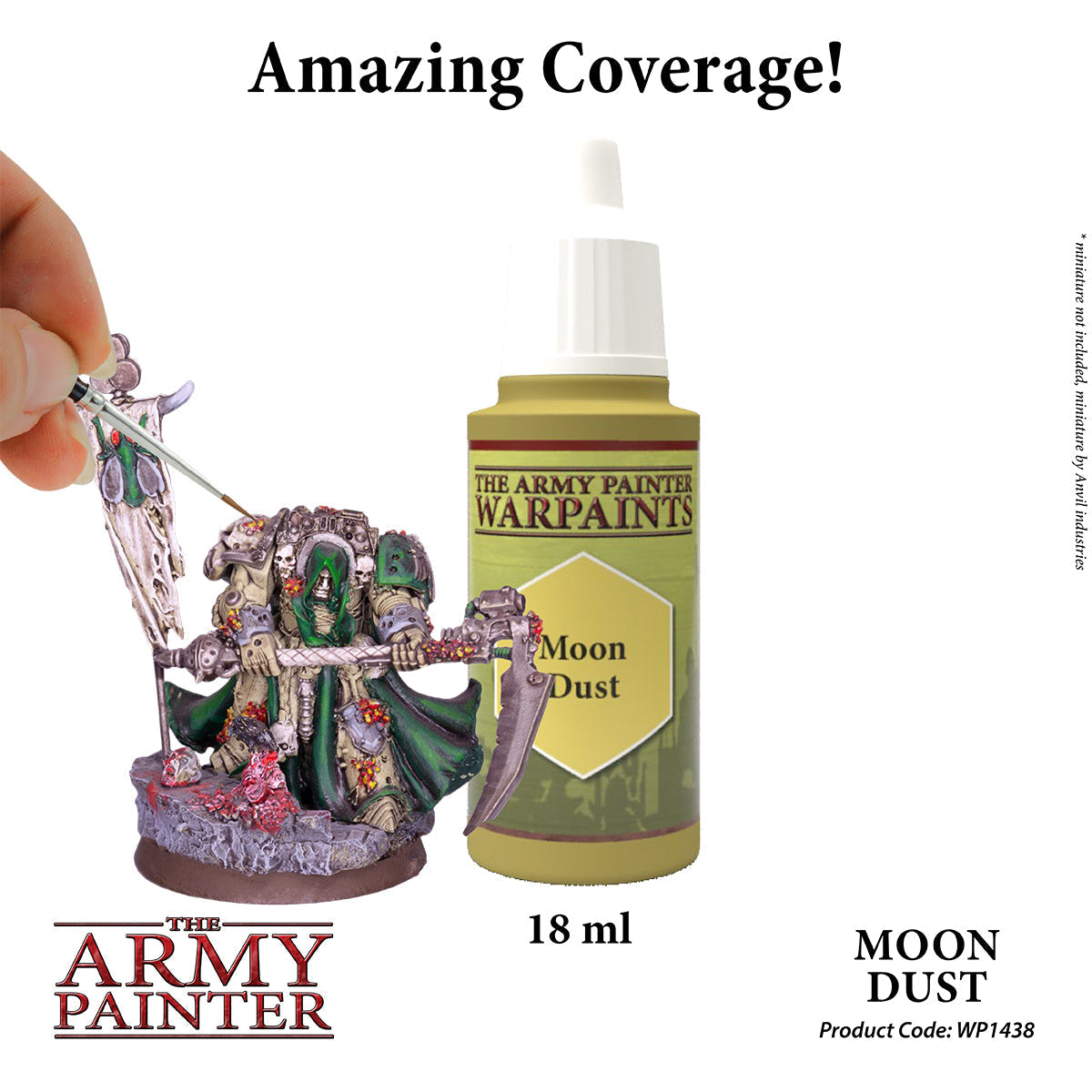 Army Painter WarPaint: Acrylic Paint 18ml - Moon Dust - Good Games
