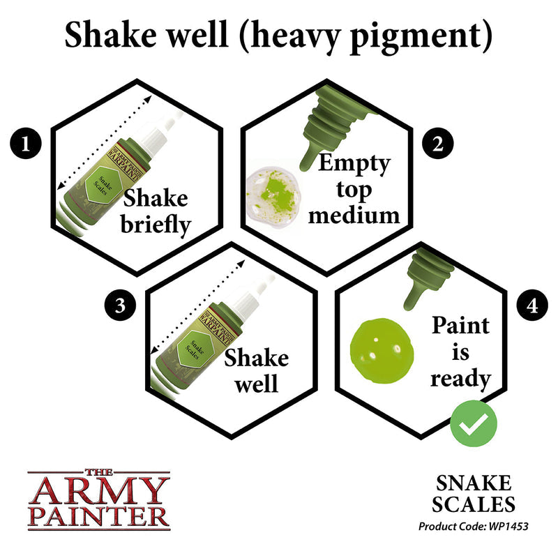 Army Painter Warpaints Acrylic Paint 18ml - Snake Scales - Good Games