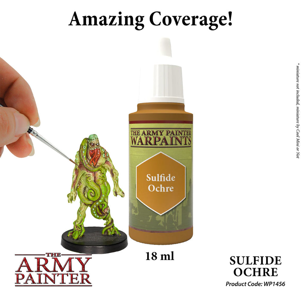 The Army Painter Warpaints Acrylic Paint 18ml - Sulfide Ochre - Good Games