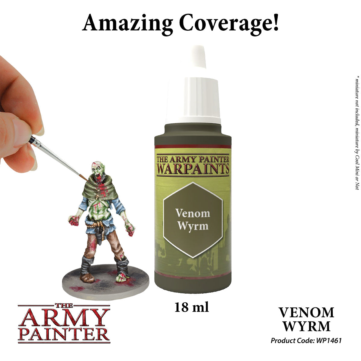Army Painter - Warpaints Acrylic Paint 18ml - Venom Wyrm - Good Games