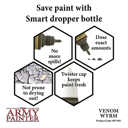 Army Painter - Warpaints Acrylic Paint 18ml - Venom Wyrm - Good Games
