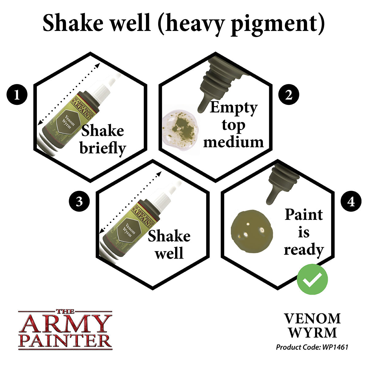 Army Painter - Warpaints Acrylic Paint 18ml - Venom Wyrm - Good Games