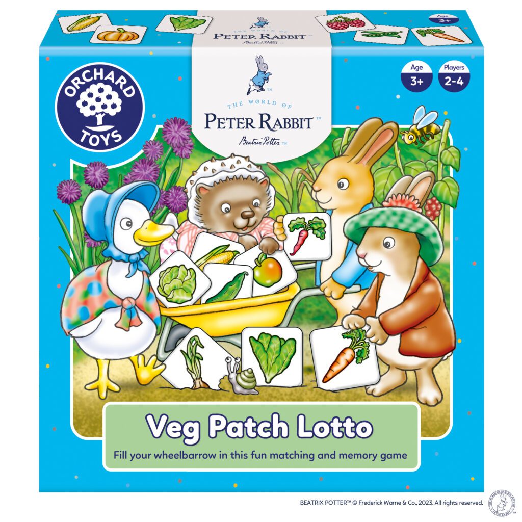 Orchard Peter Rabbit - Veg Patch Lotto packaging box front view