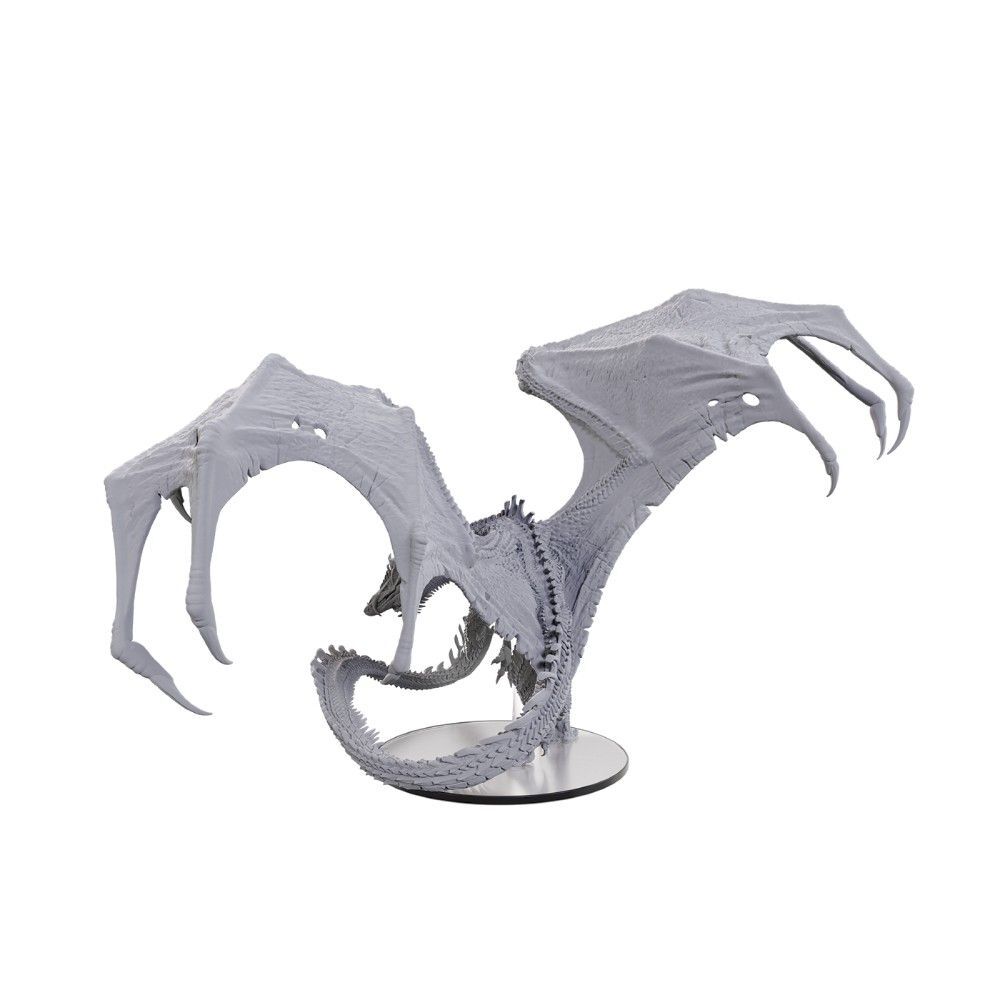 D&D Nolzurs Marvelous Miniatures: Adult Black Dragon - 248629 - Good Games