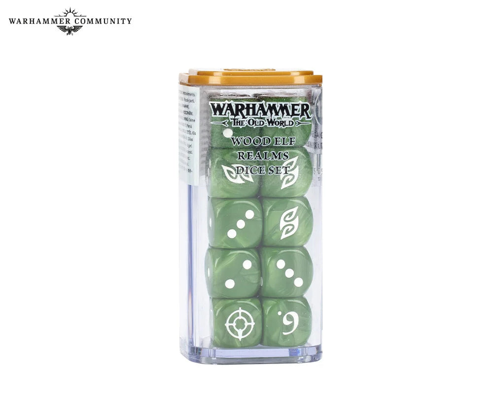 The Old World: Wood Elf Realms Dice (13-103) (Preorder) - Good Games