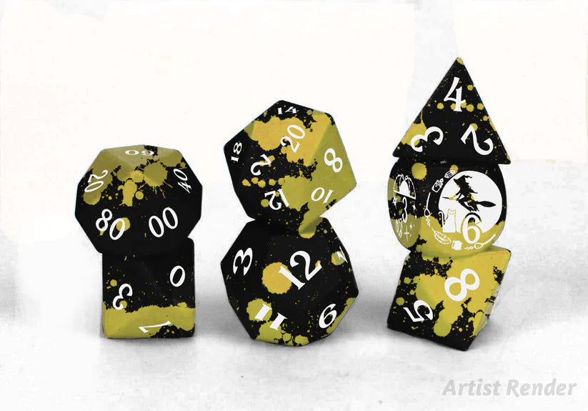 Level Up Dice - Witch Aluminium Polyhedral Dice Set - Good Games