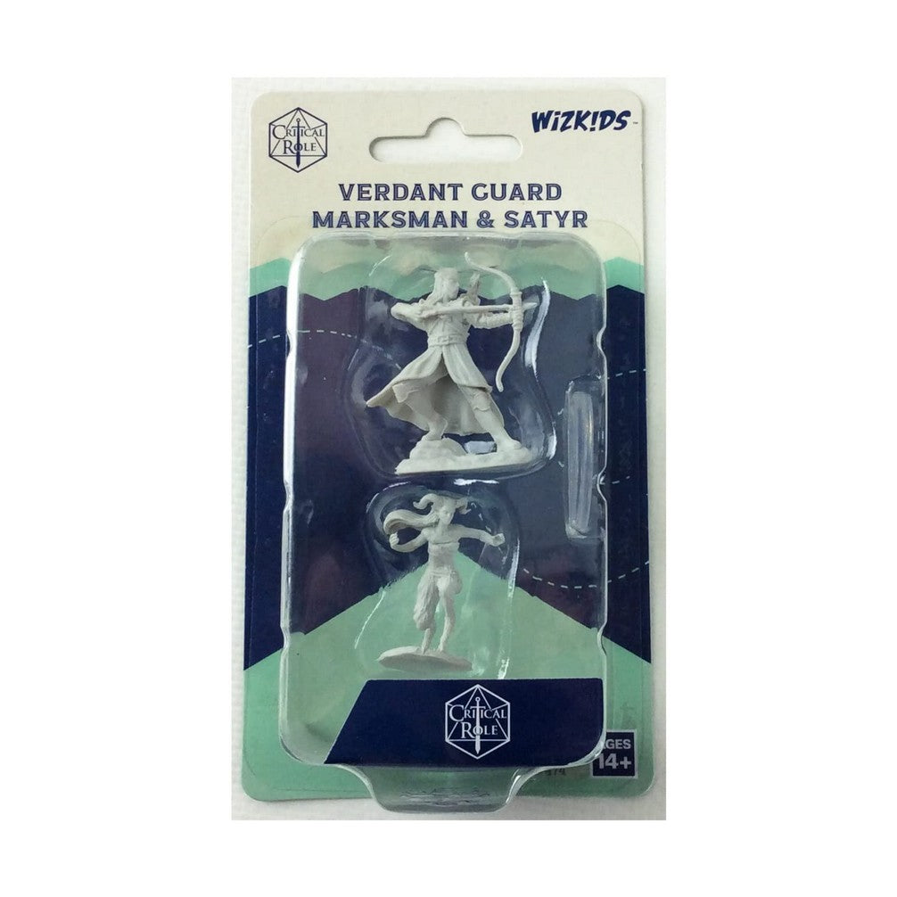 WizKids Critical Role Unpainted Miniatures: Verdant Guard Marksman and Satyr (WK90474) - Good Games