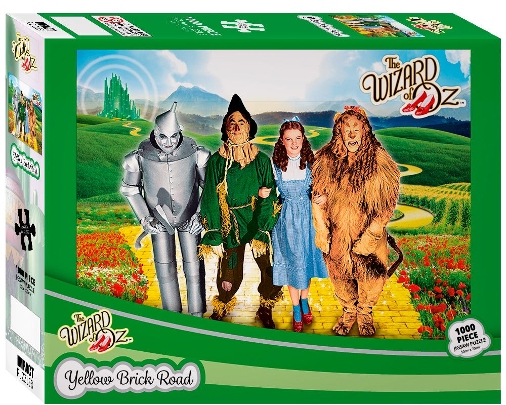 Wizard Of Oz Key Art jigsaw Front packaging view