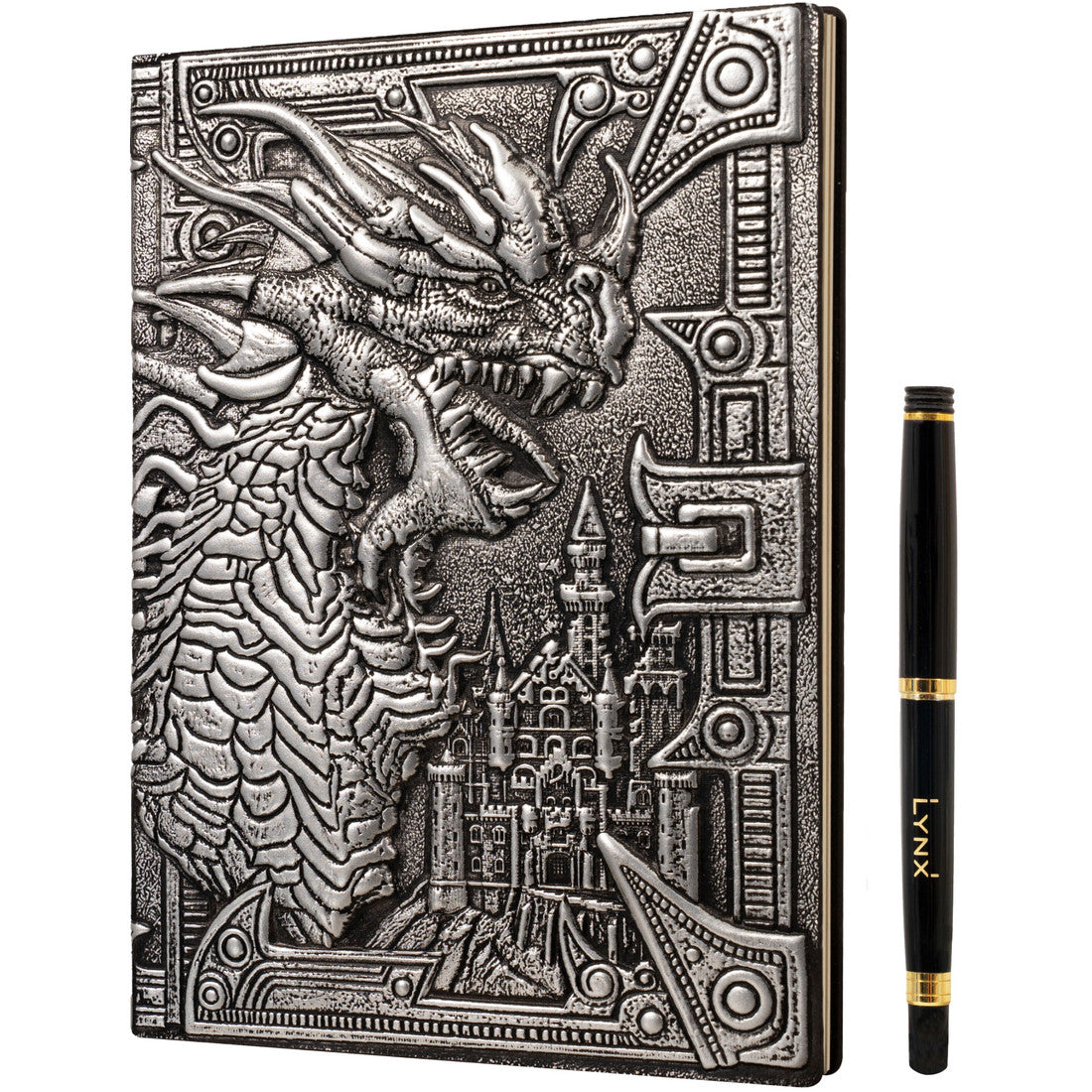 Dungeon Master Grimoire - 3D Embossed Dragon Faux Leather D&D Journal