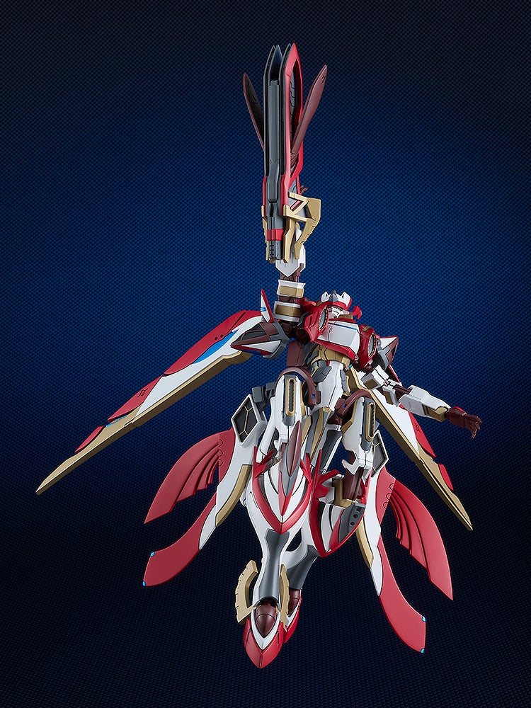 Red Five mid-flight pose with open boosters and extended limbs