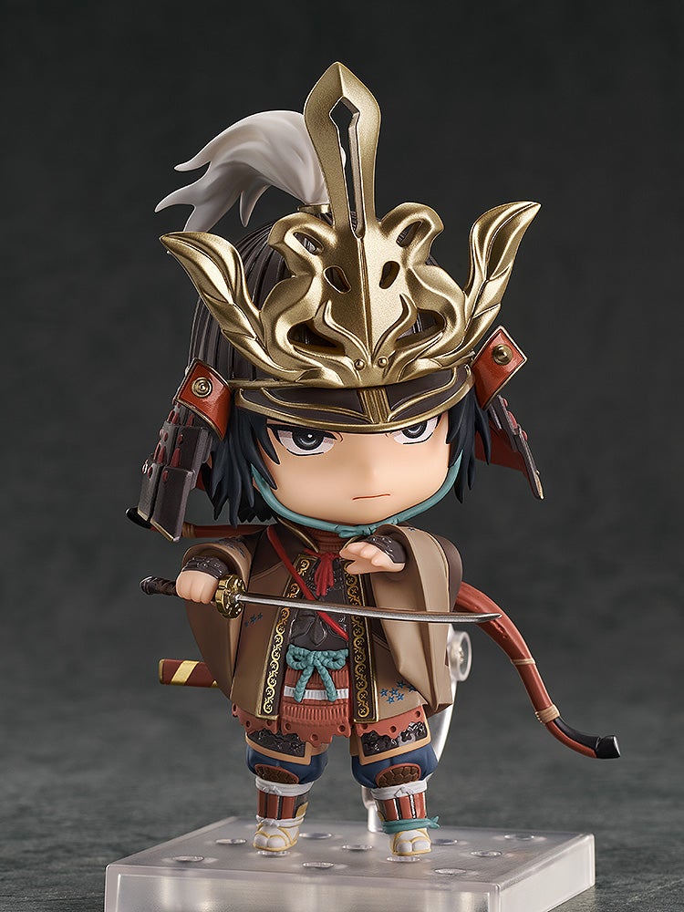 Genichiro Ashina Nendoroid posed with katana and fierce faceplate in action stance