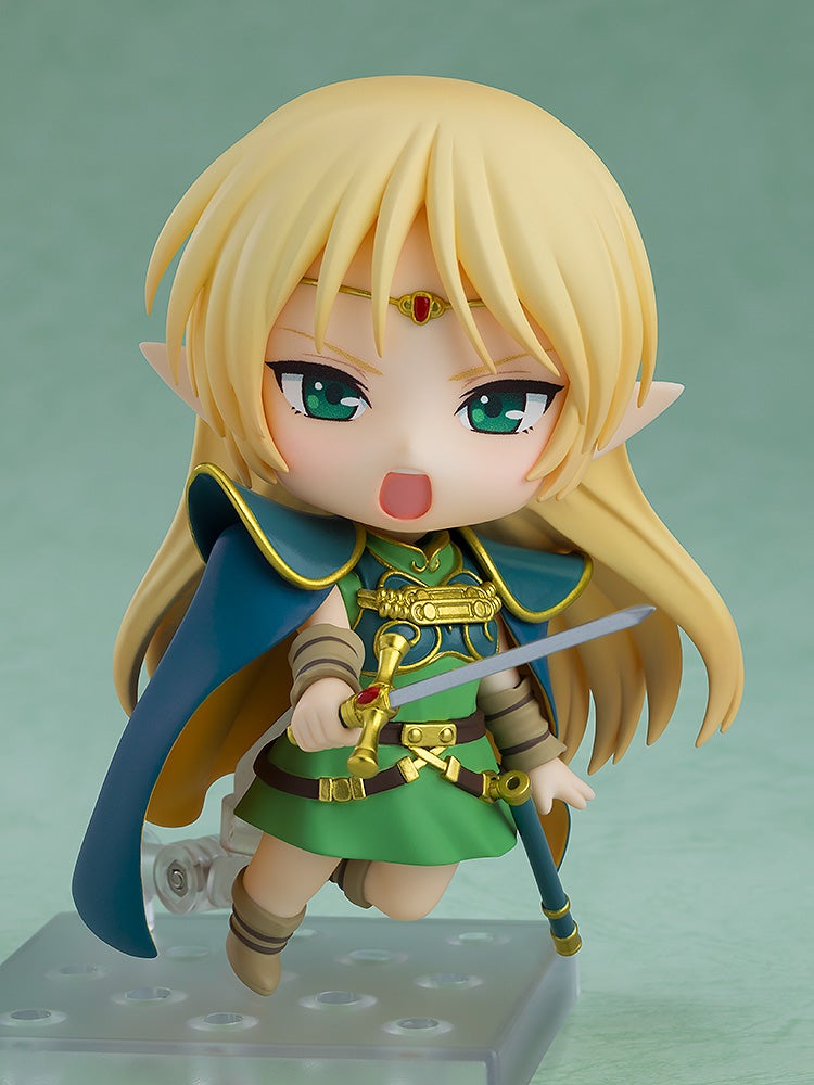 Close-up of Nendoroid Deedlit casting a spell