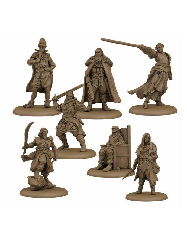 featuring fantasy artwork of several characters from the game, set against a dark and dramatic background