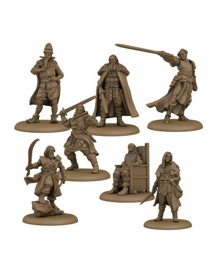 featuring fantasy artwork of several characters from the game, set against a dark and dramatic background