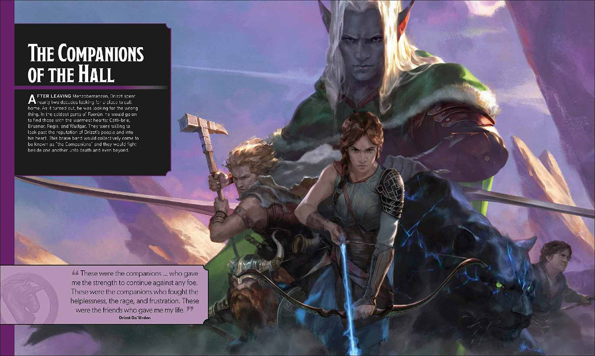 Dungeons &amp; Dragons The Legend of Drizzt - Visual Dictionary - Good Games
