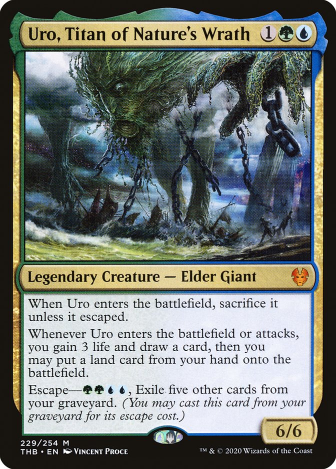 Uro, Titan of Nature's Wrath 229/254 (Theros Beyond Death) 