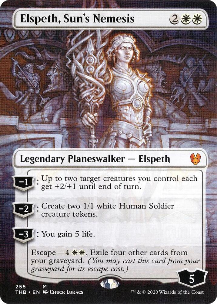 Elspeth, Sun's Nemesis 255/254 (Theros Beyond Death)  - Borderless Foil