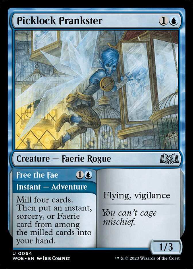 Picklock Prankster // Free the Fae 64 (Wilds of Eldraine) 