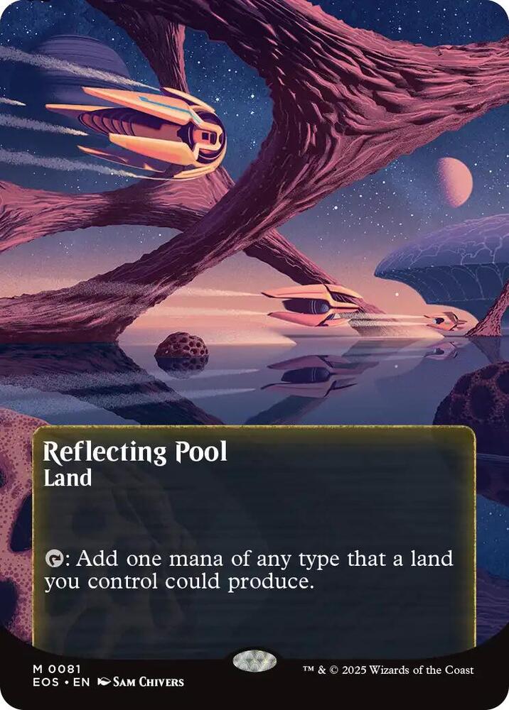 Reflecting Pool  81/45 (Edge of Eternities: Stellar Sights)  - Borderless