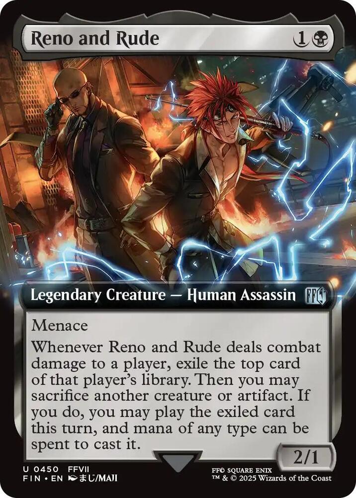 Reno and Rude  450/309 (FINAL FANTASY)  - Extended Art