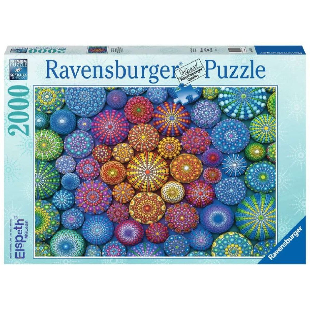 Ravensburger - Radiating Rainbow Mandalas - 2000 Piece Jigsaw - Good Games