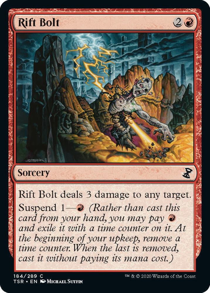 Rift Bolt 184/289 (Time Spiral: Remastered) 