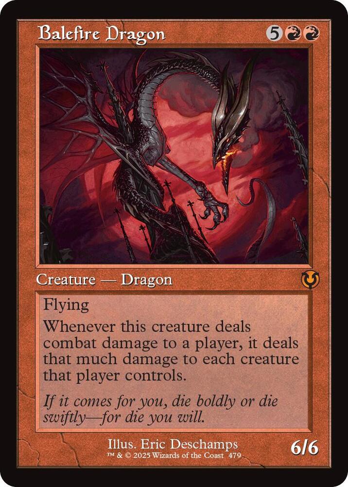 Balefire Dragon 479/287 (Innistrad Remastered)  - Retro