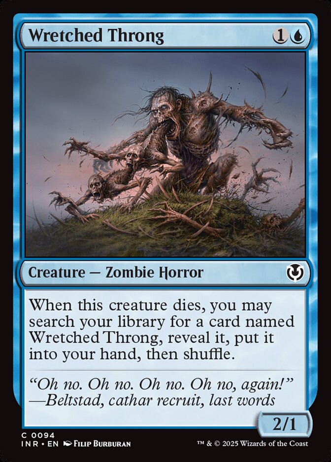 Wretched Throng 94/287 (Innistrad Remastered)  - Foil