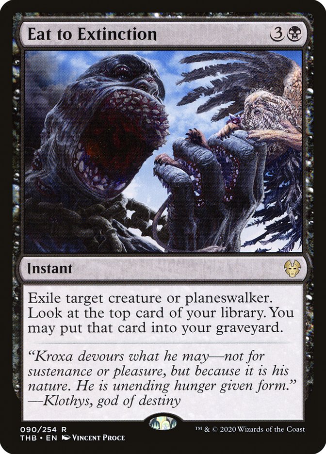 Eat to Extinction 90/254 (Theros Beyond Death)  - Foil