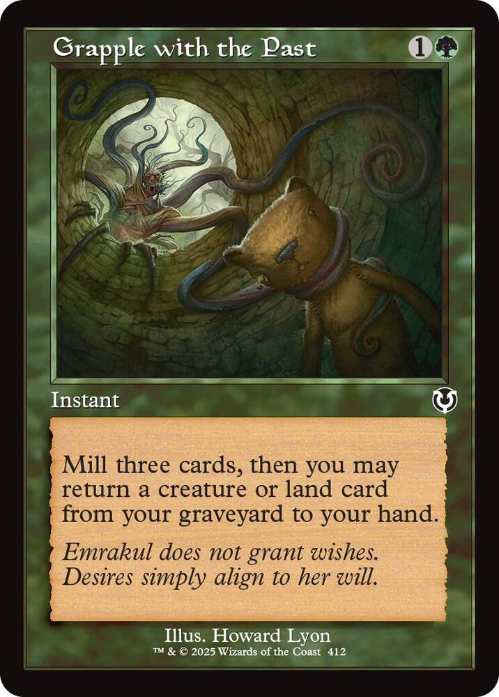Grapple with the Past 412 (Innistrad Remastered)  - Retro Foil