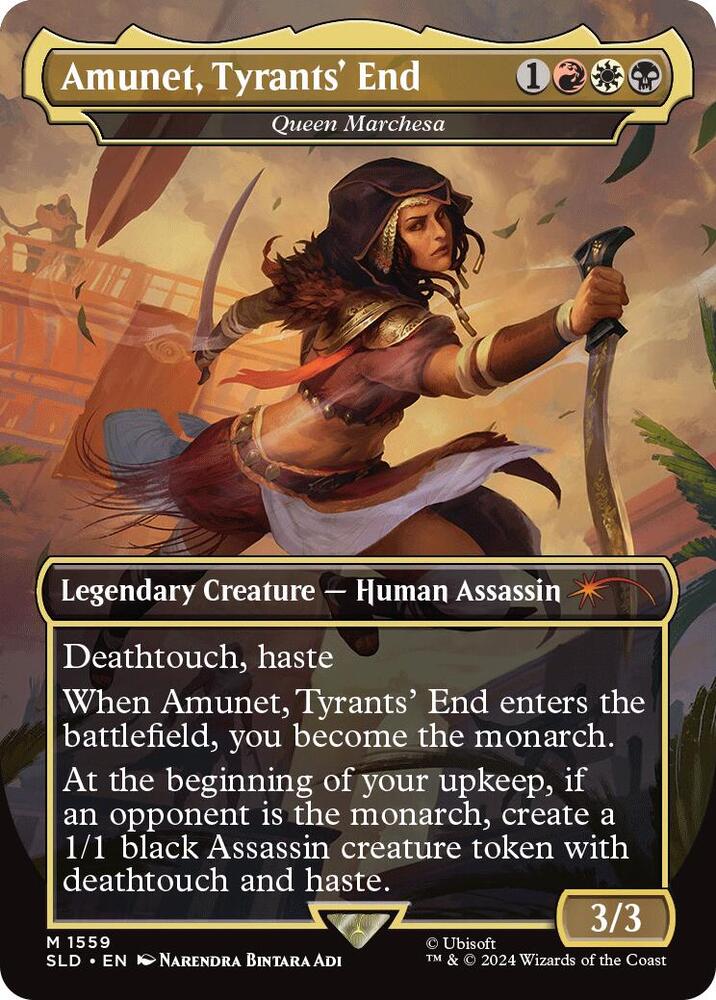 Amunet, Tyrants' End // Queen Marchesa 1559 (Secret Lair Drop Series)  - Borderless